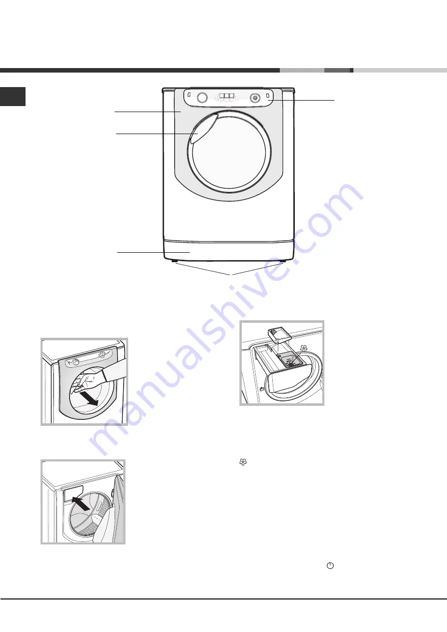 Hotpoint Ariston aqualtis AQSF 29 U Instructions For Installation And Use Manual Download Page 16