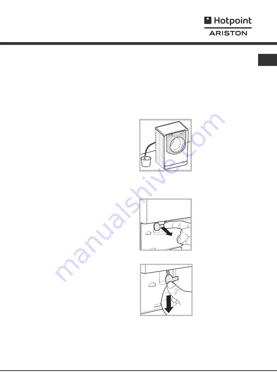 Hotpoint Ariston aqualtis AQSF 29 U Instructions For Installation And Use Manual Download Page 45