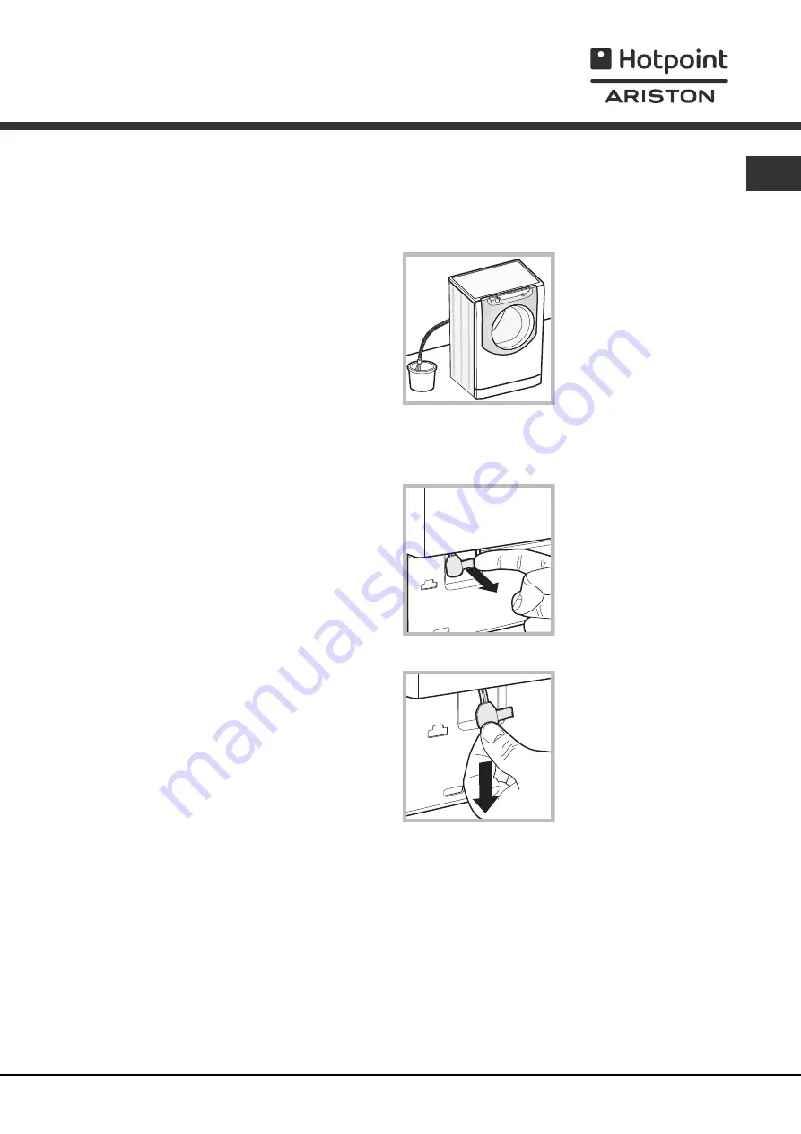 Hotpoint Ariston aqualtis AQSF 29 U Instructions For Installation And Use Manual Download Page 57