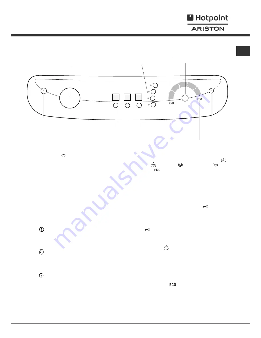 Hotpoint Ariston Aqualtis AQXGF 169 Instruction Booklet Download Page 17