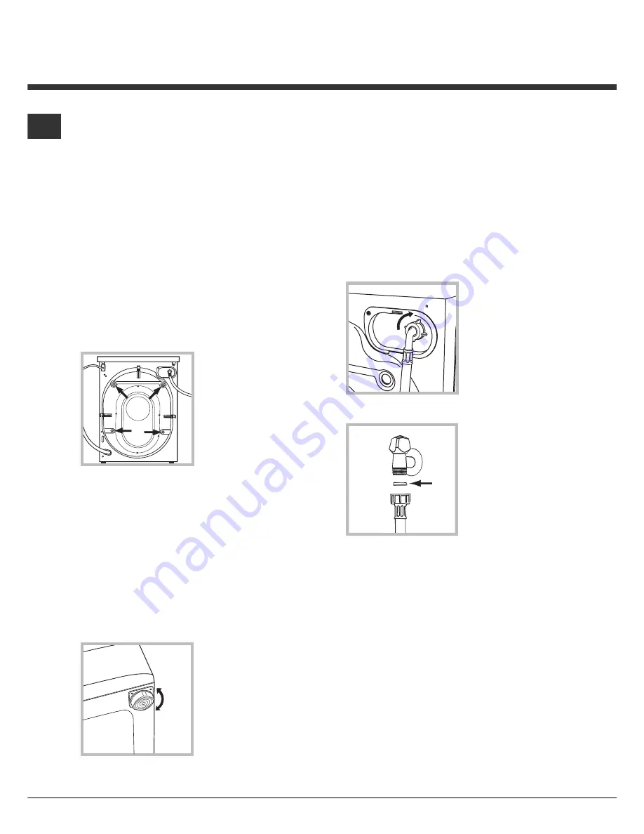 Hotpoint Ariston Aqualtis AQXGF 169 Instruction Booklet Download Page 38