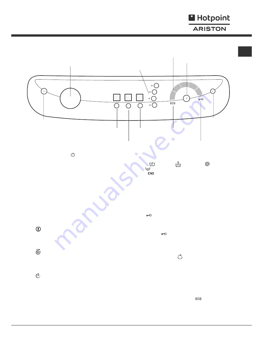 Hotpoint Ariston Aqualtis AQXGF 169 Скачать руководство пользователя страница 41