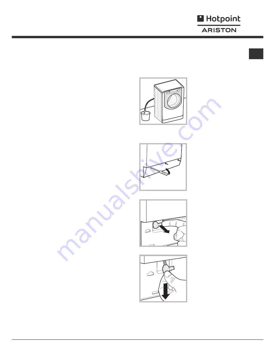 Hotpoint Ariston Aqualtis AQXGF 169 Instruction Booklet Download Page 45