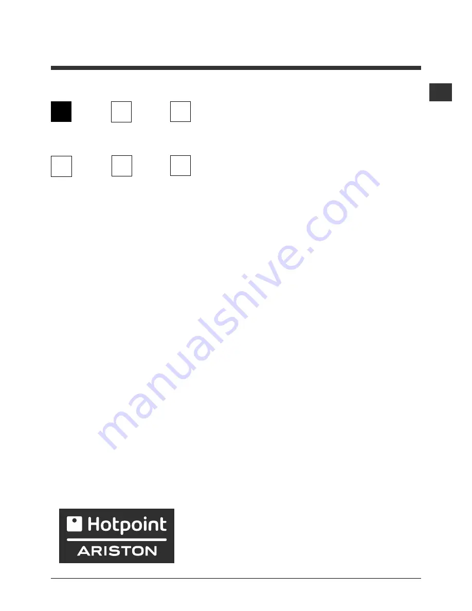 Hotpoint Ariston ARL 105 Instructions For Use Manual Download Page 1