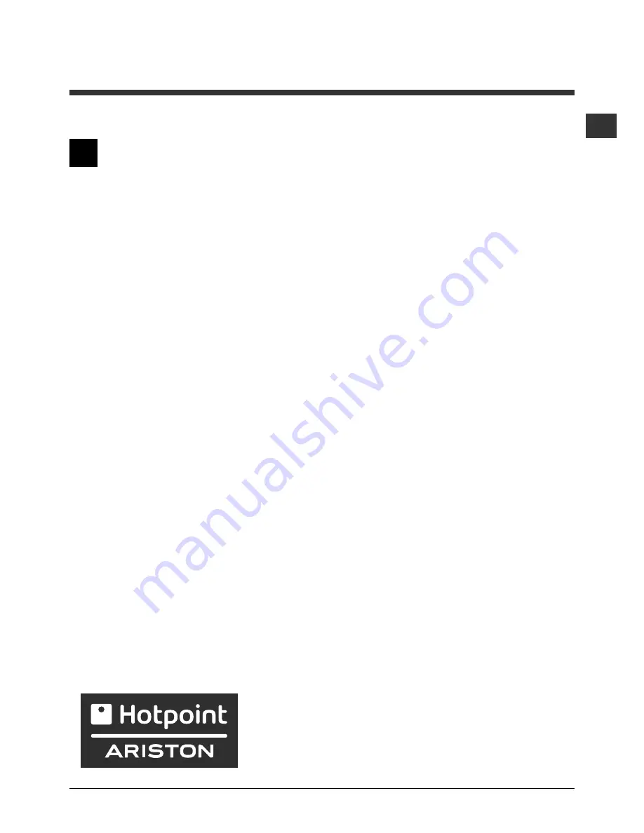 Hotpoint Ariston ARL 105 Instructions For Use Manual Download Page 37