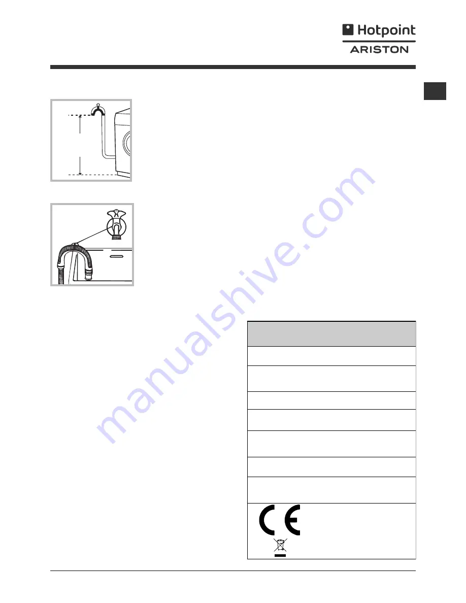 Hotpoint Ariston ARL 105 Instructions For Use Manual Download Page 51