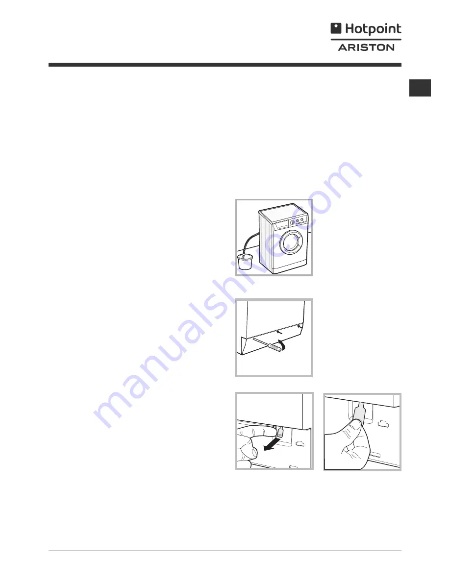 Hotpoint Ariston ARSL 105 Instructions For Use Manual Download Page 9