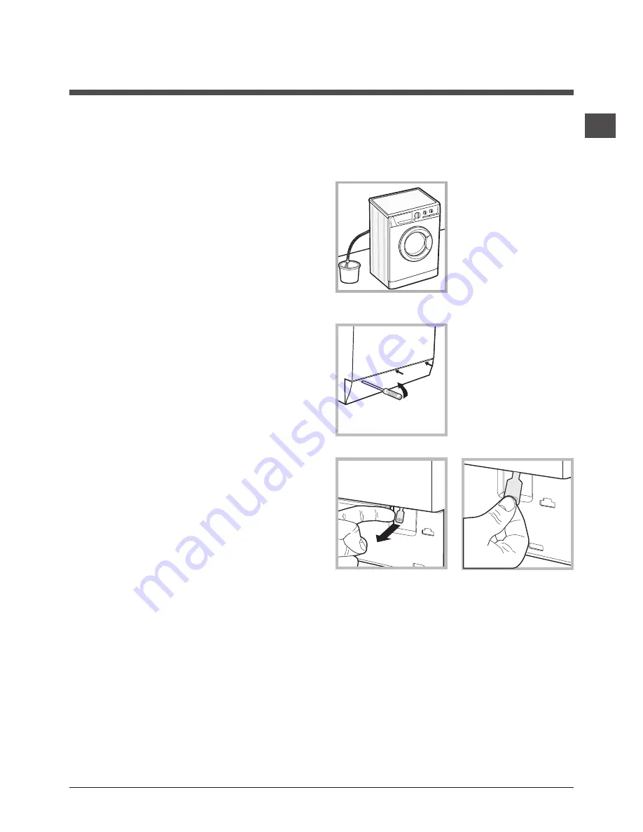 Hotpoint Ariston ARXL 105 Instructions For Use Manual Download Page 9