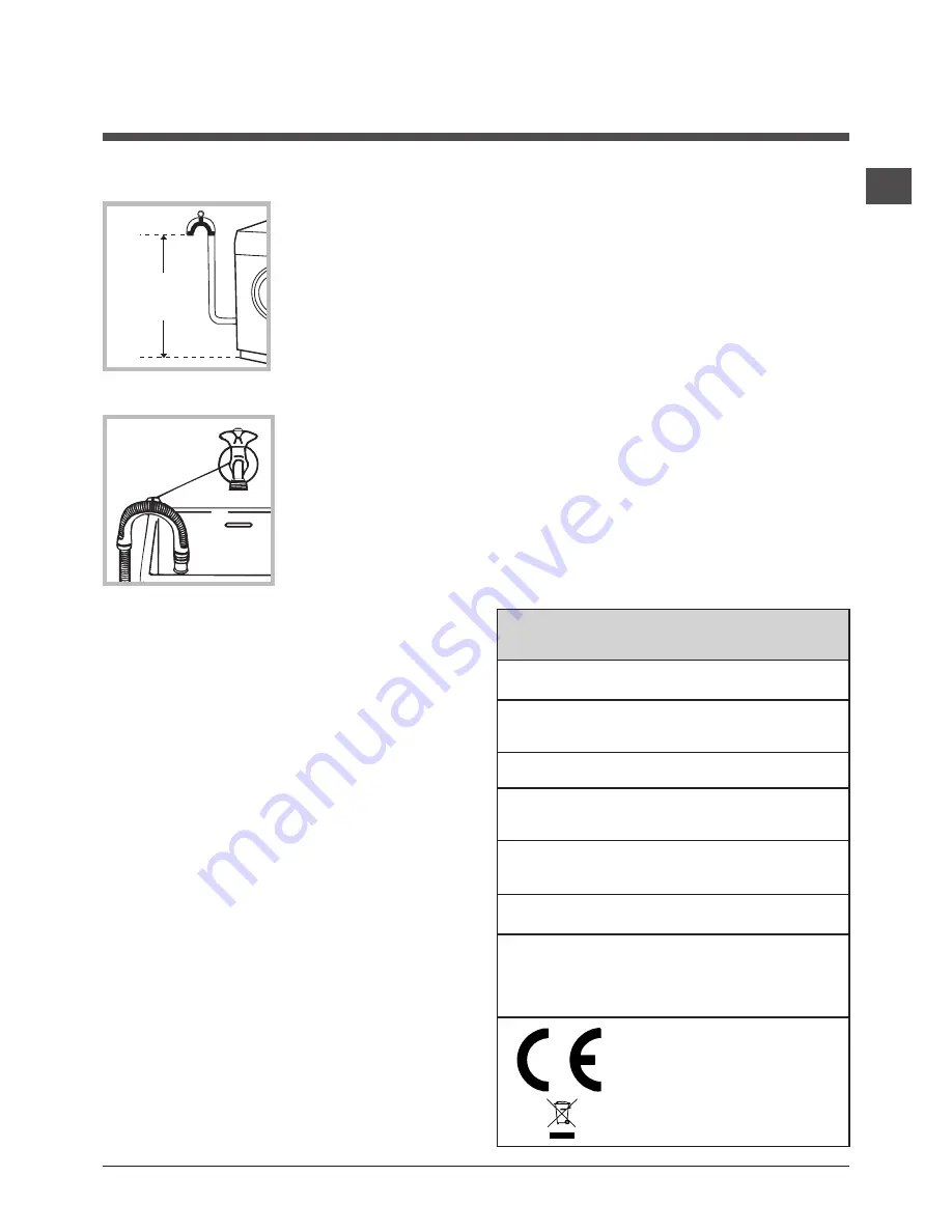 Hotpoint Ariston ARXL 105 Instructions For Use Manual Download Page 63