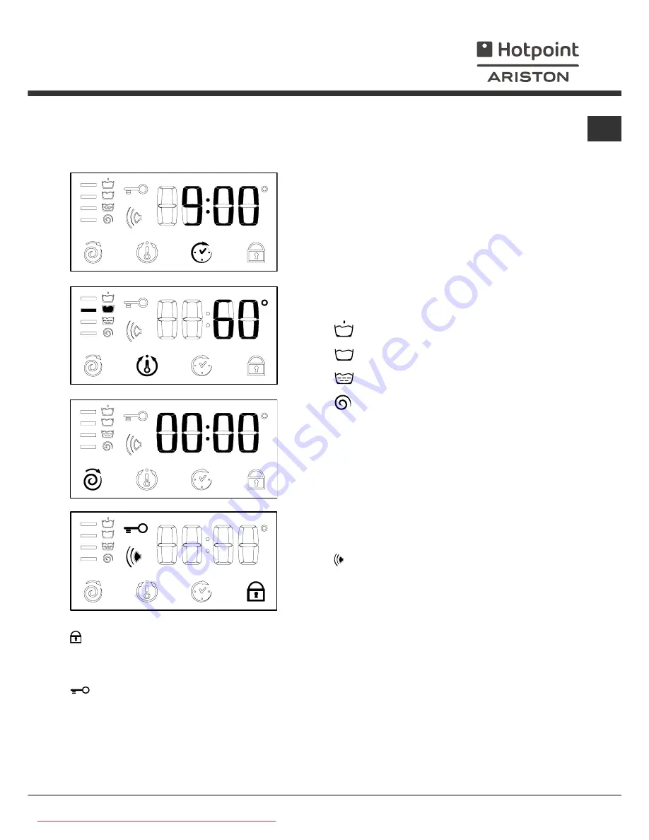 Hotpoint Ariston AVTXF 149 Скачать руководство пользователя страница 65