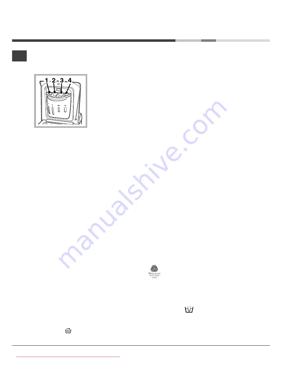 Hotpoint Ariston AVTXL 129 Instructions For Use Manual Download Page 20