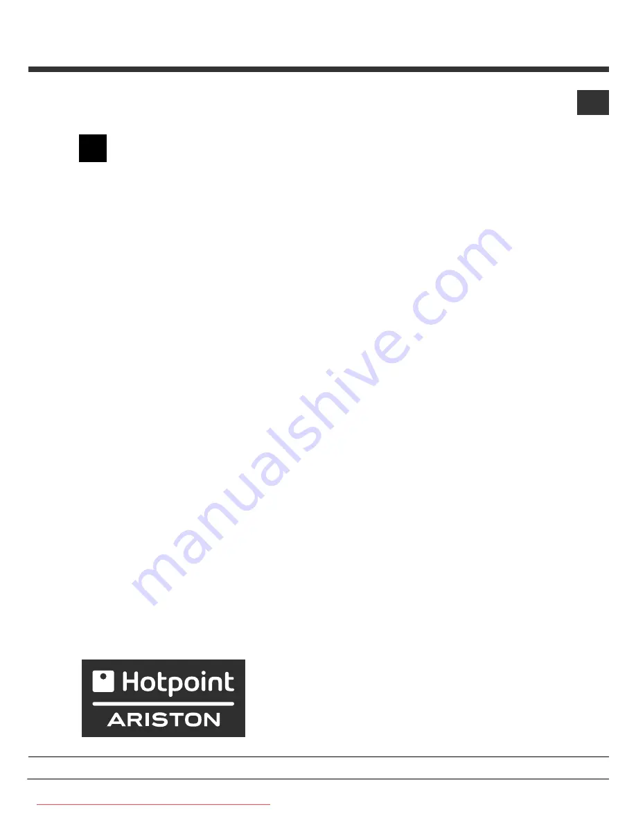 Hotpoint Ariston AVTXL 129 Instructions For Use Manual Download Page 37