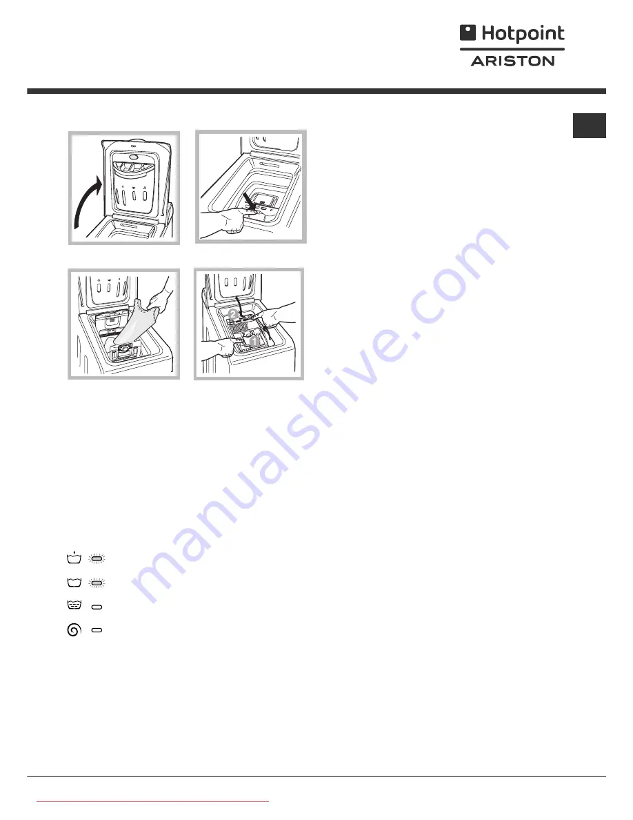 Hotpoint Ariston AVTXL 129 Instructions For Use Manual Download Page 41