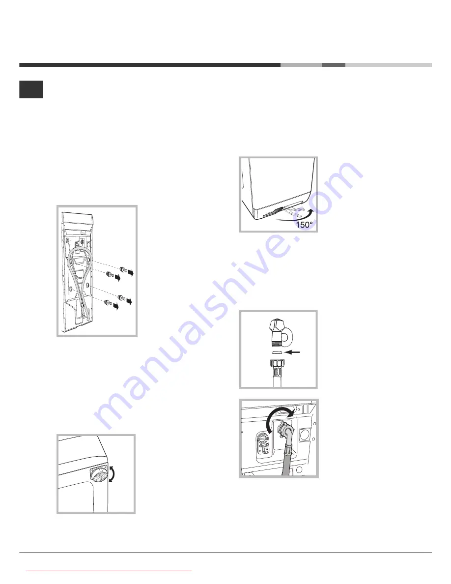 Hotpoint Ariston AVTXL 129 Instructions For Use Manual Download Page 62