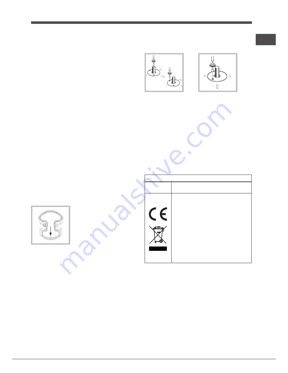 Hotpoint Ariston CISTD 640S HA Operating Instructions Manual Download Page 9