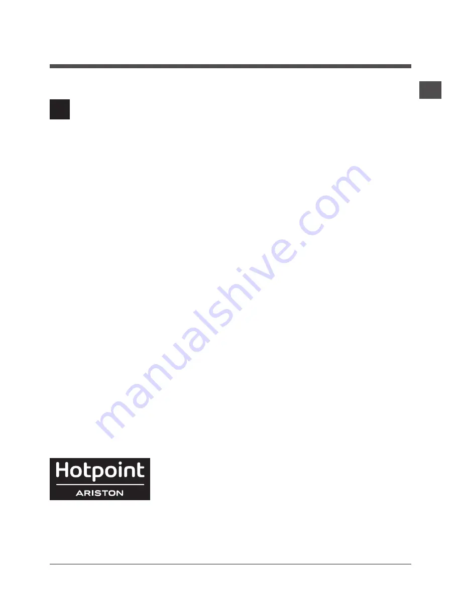 Hotpoint Ariston ECO8L 1252 Instructions For Use Manual Download Page 13