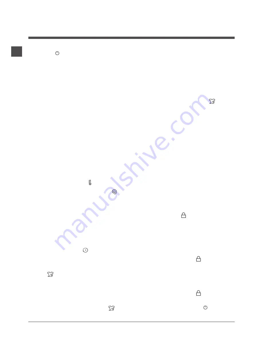 Hotpoint Ariston EFMF 1023 Instructions For Use Manual Download Page 32