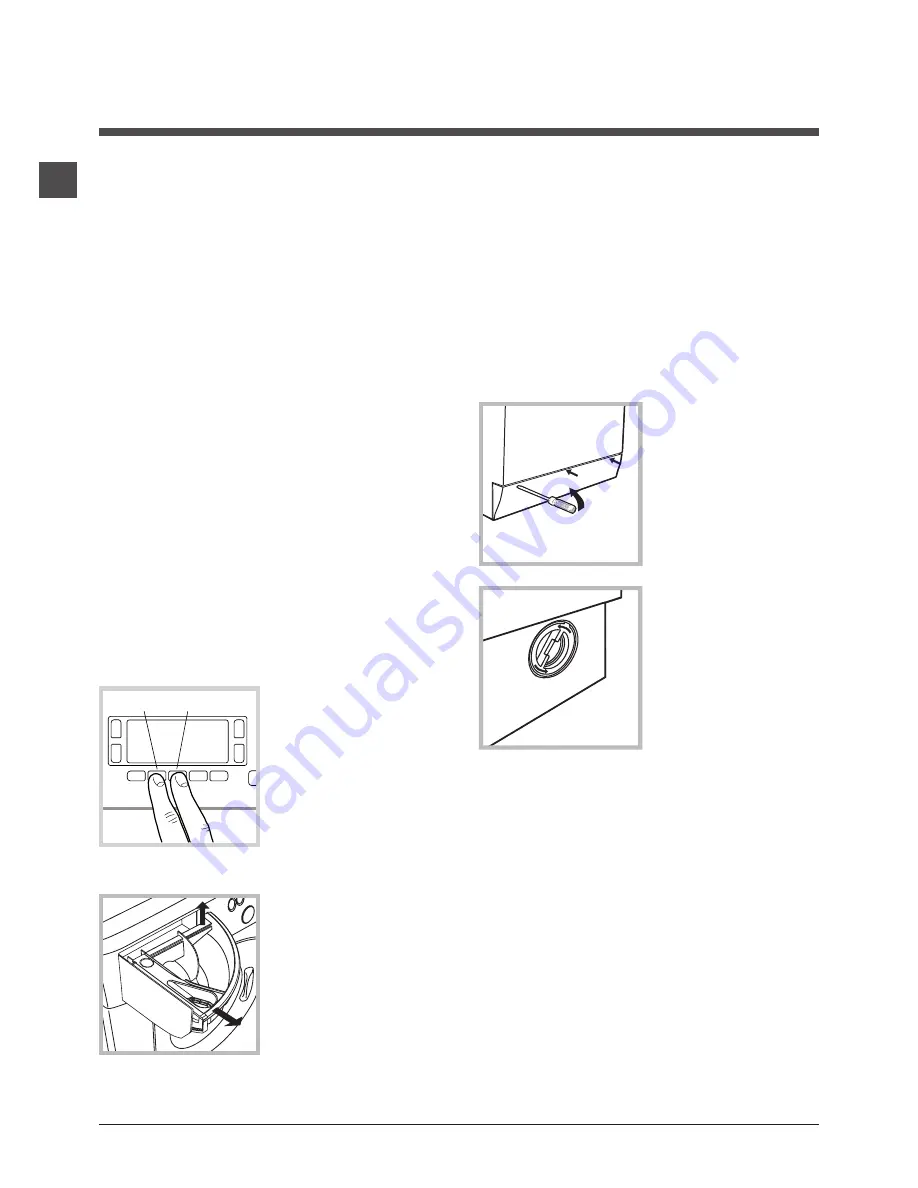 Hotpoint Ariston FMD 722 Instructions For Use Manual Download Page 28