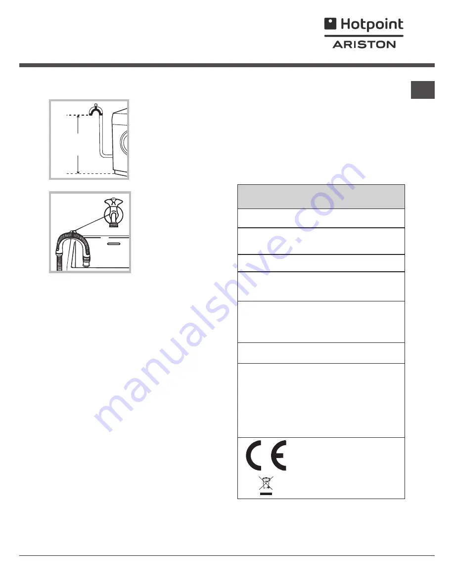 Hotpoint Ariston FMD 823 Instructions For Use Manual Download Page 27