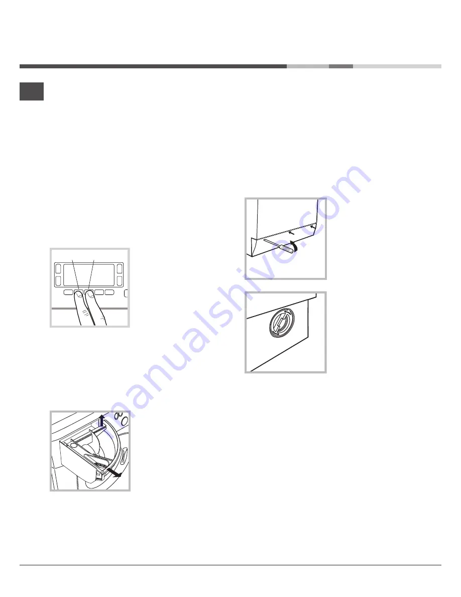 Hotpoint Ariston FMD 823 Instructions For Use Manual Download Page 28