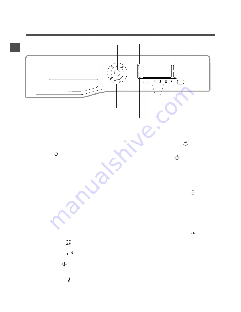 Hotpoint Ariston FMD 823 Instructions For Use Manual Download Page 54