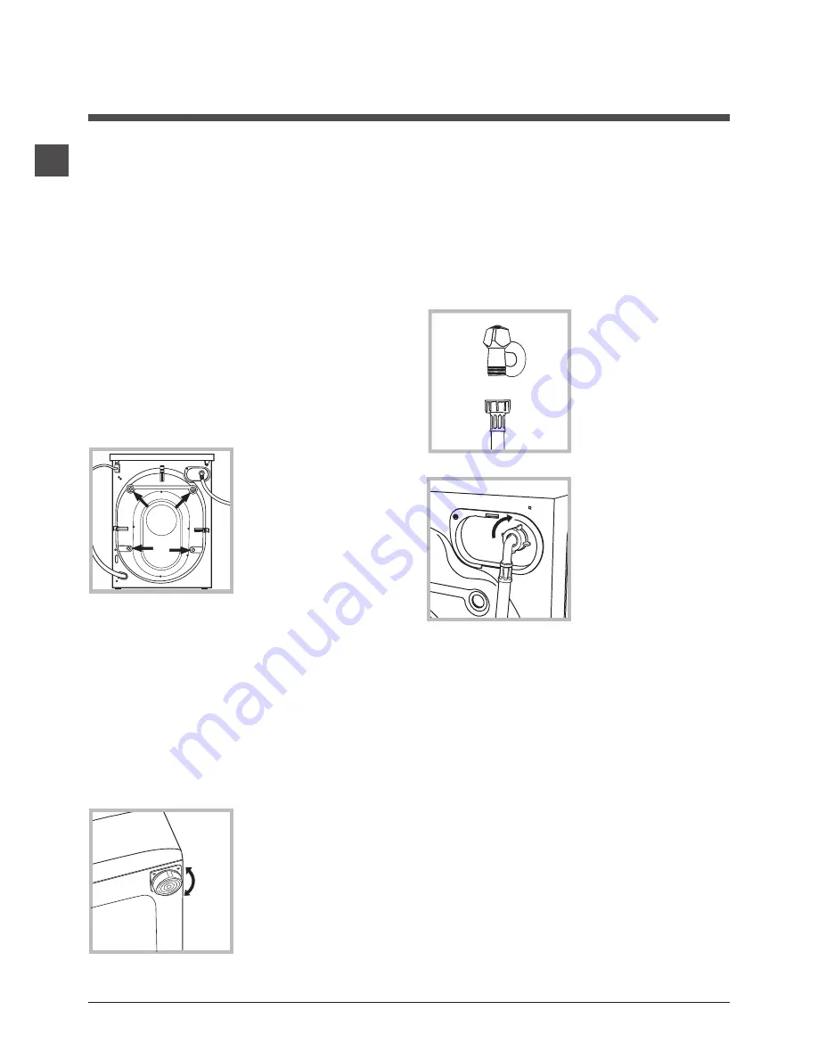 Hotpoint Ariston FMD 823 Instructions For Use Manual Download Page 74