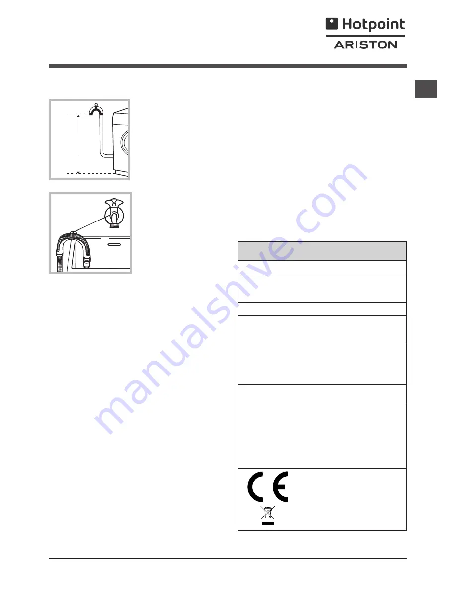 Hotpoint Ariston FMF 723 Скачать руководство пользователя страница 3