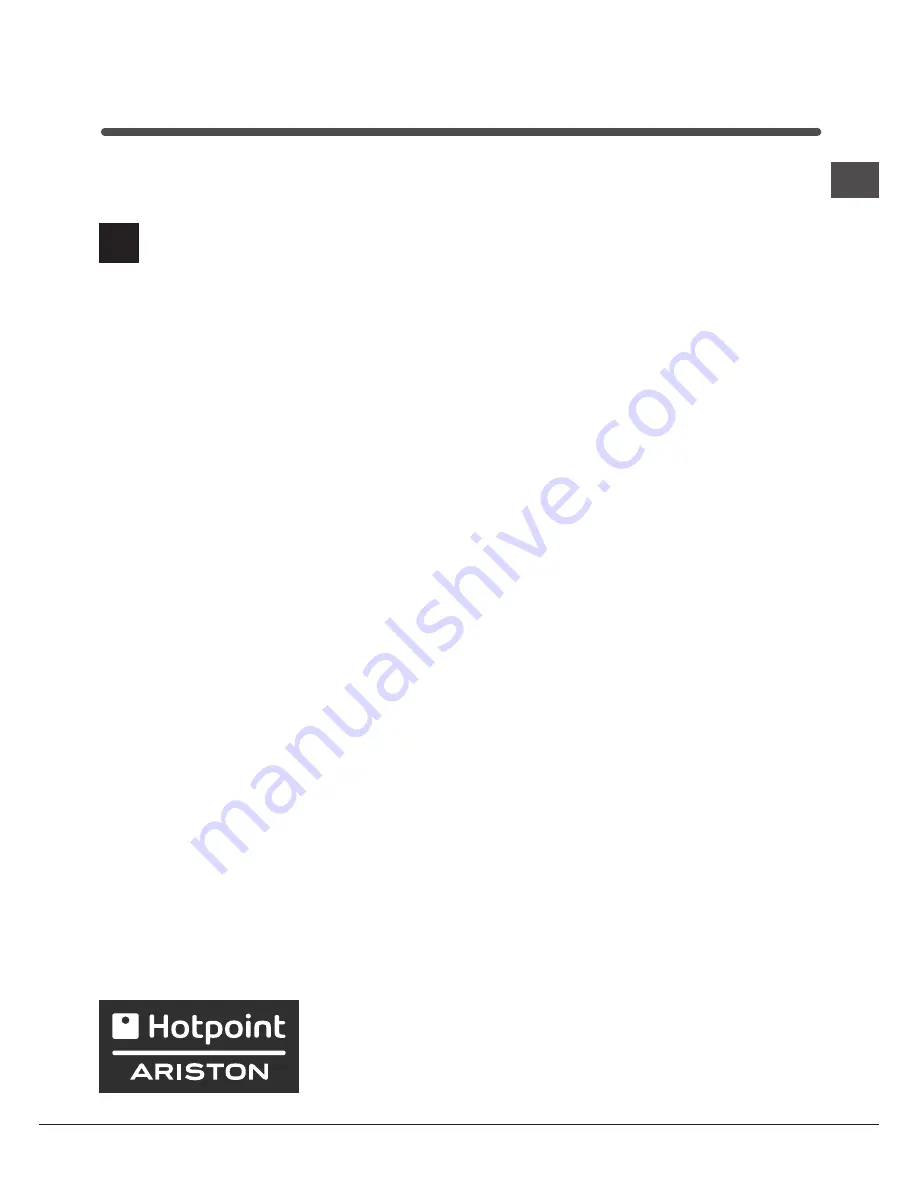 Hotpoint Ariston FMF 723 Instructions For Use Manual Download Page 13