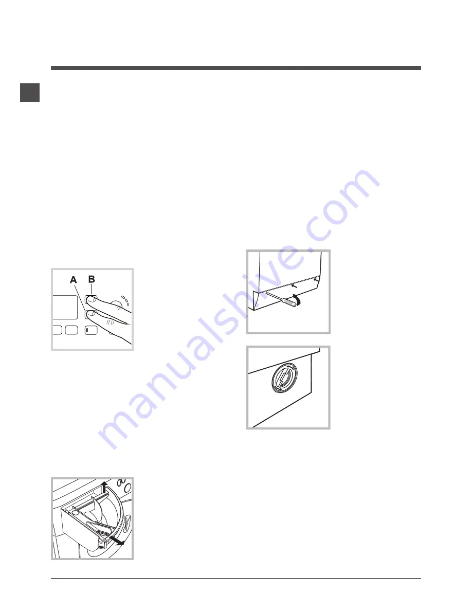 Hotpoint Ariston FMG 743 Скачать руководство пользователя страница 28