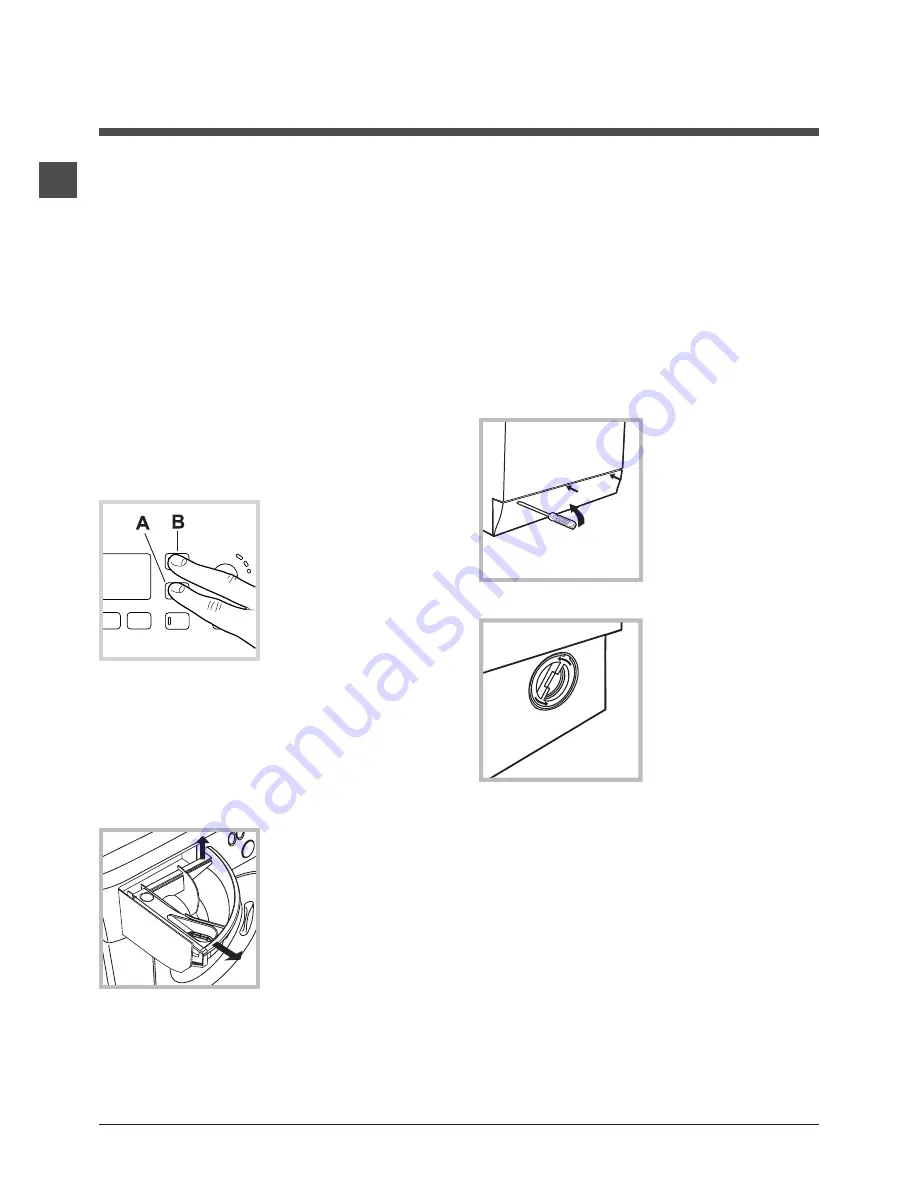 Hotpoint Ariston FMG 743 Скачать руководство пользователя страница 40