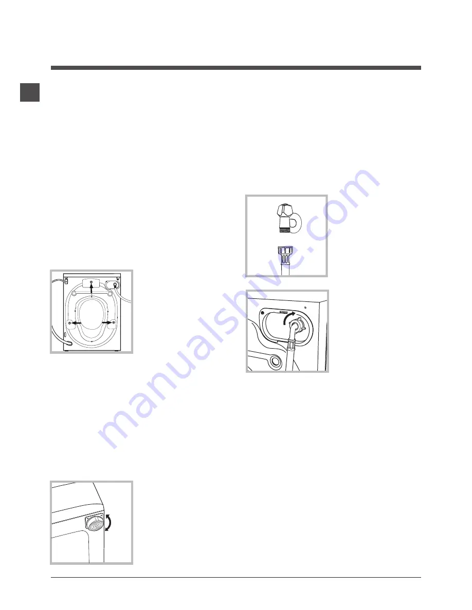 Hotpoint Ariston FMG 823 Instructions For Use Manual Download Page 2