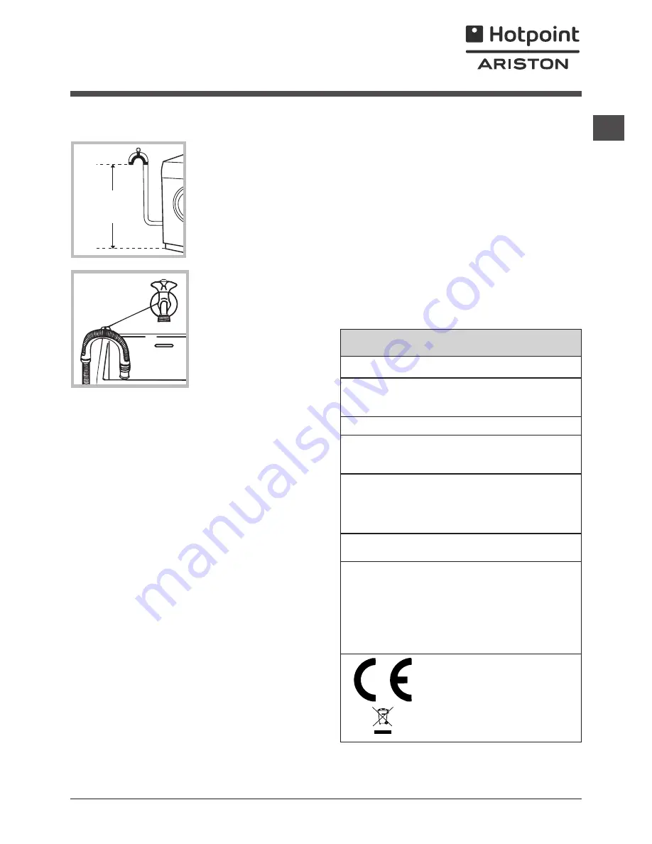 Hotpoint Ariston FMSD 822 Скачать руководство пользователя страница 3