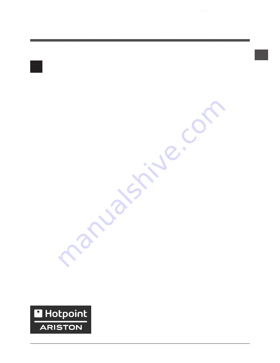 Hotpoint Ariston FMSD 822 Instructions For Use Manual Download Page 13