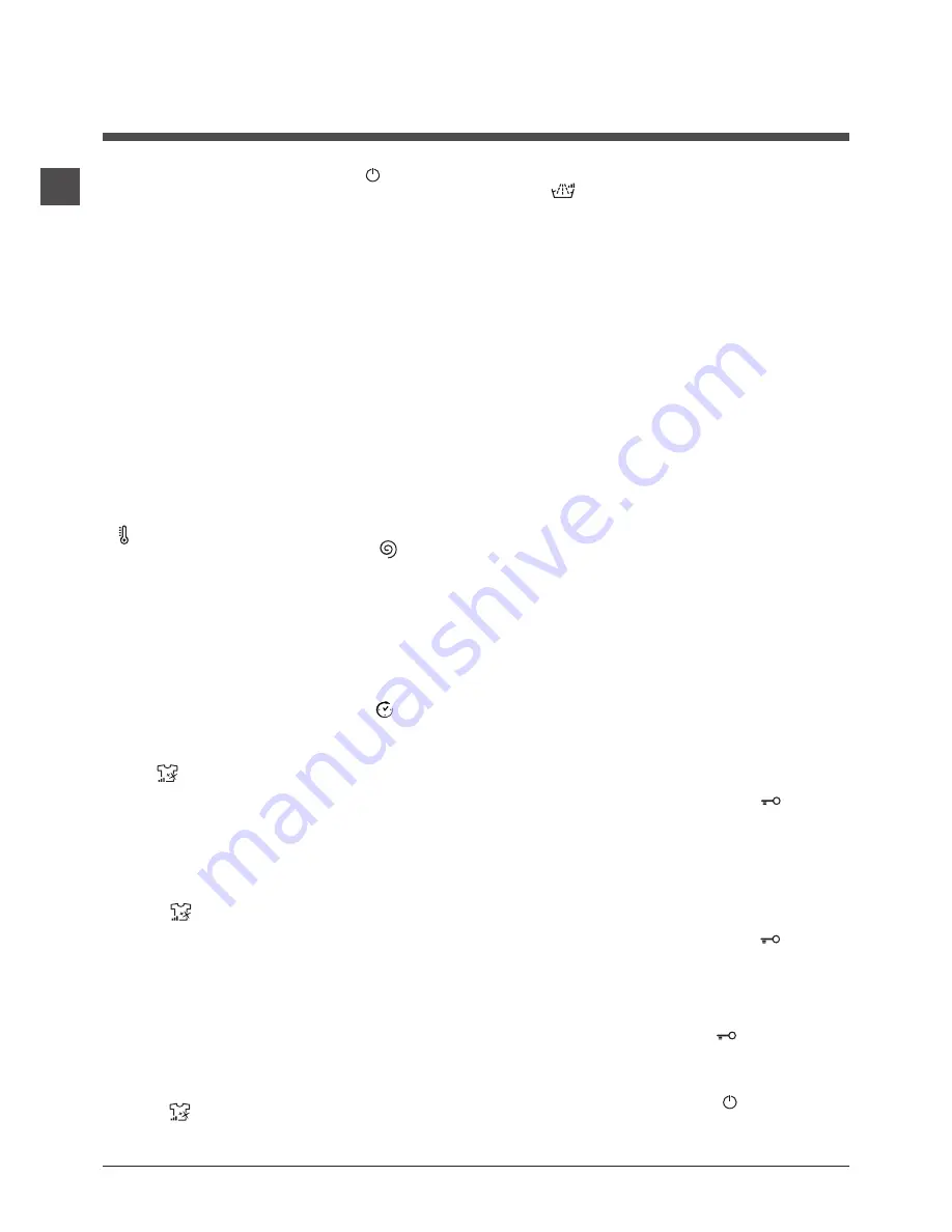 Hotpoint Ariston FMSD 822 Instructions For Use Manual Download Page 20