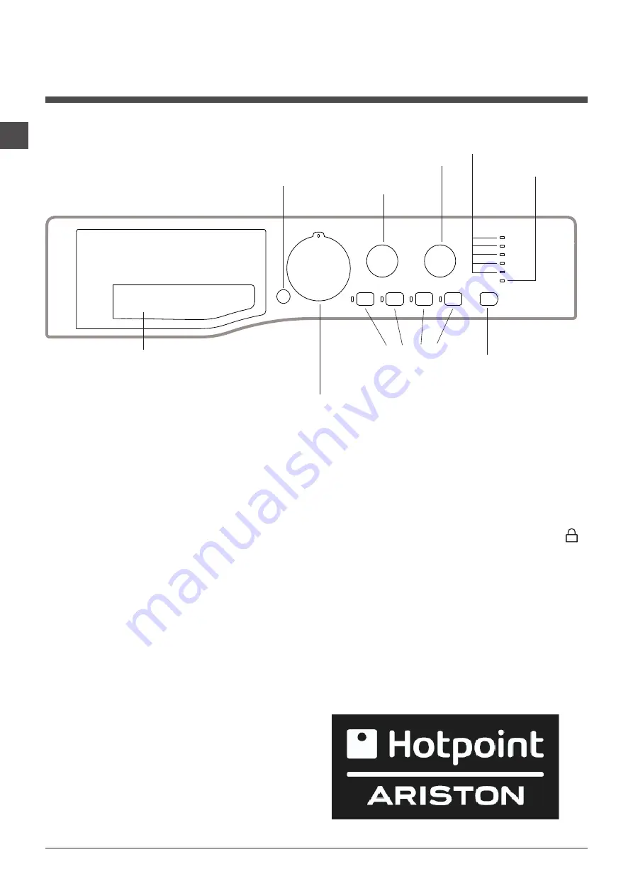 Hotpoint Ariston FMSL 603 EU Скачать руководство пользователя страница 1