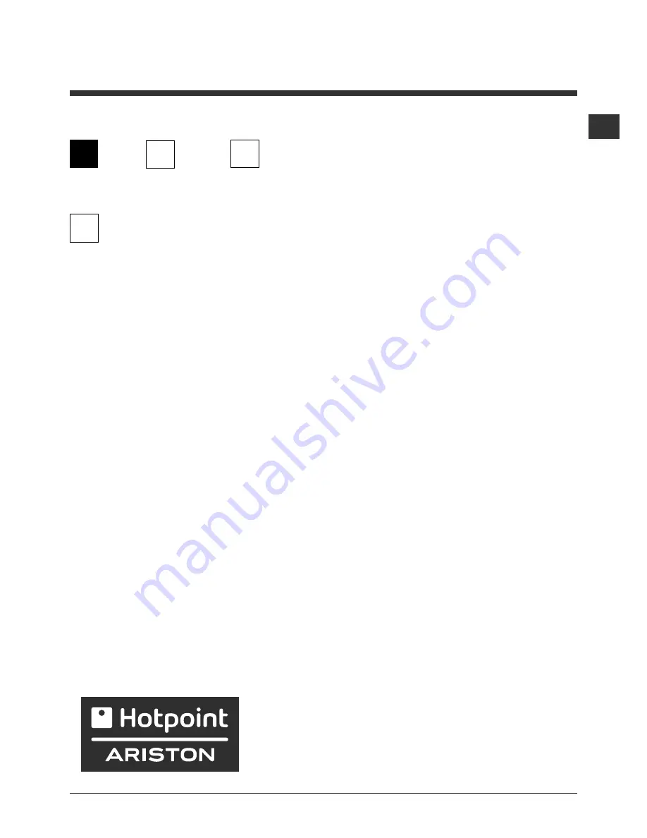 Hotpoint Ariston Hotpoint Instructions For Use Manual Download Page 1