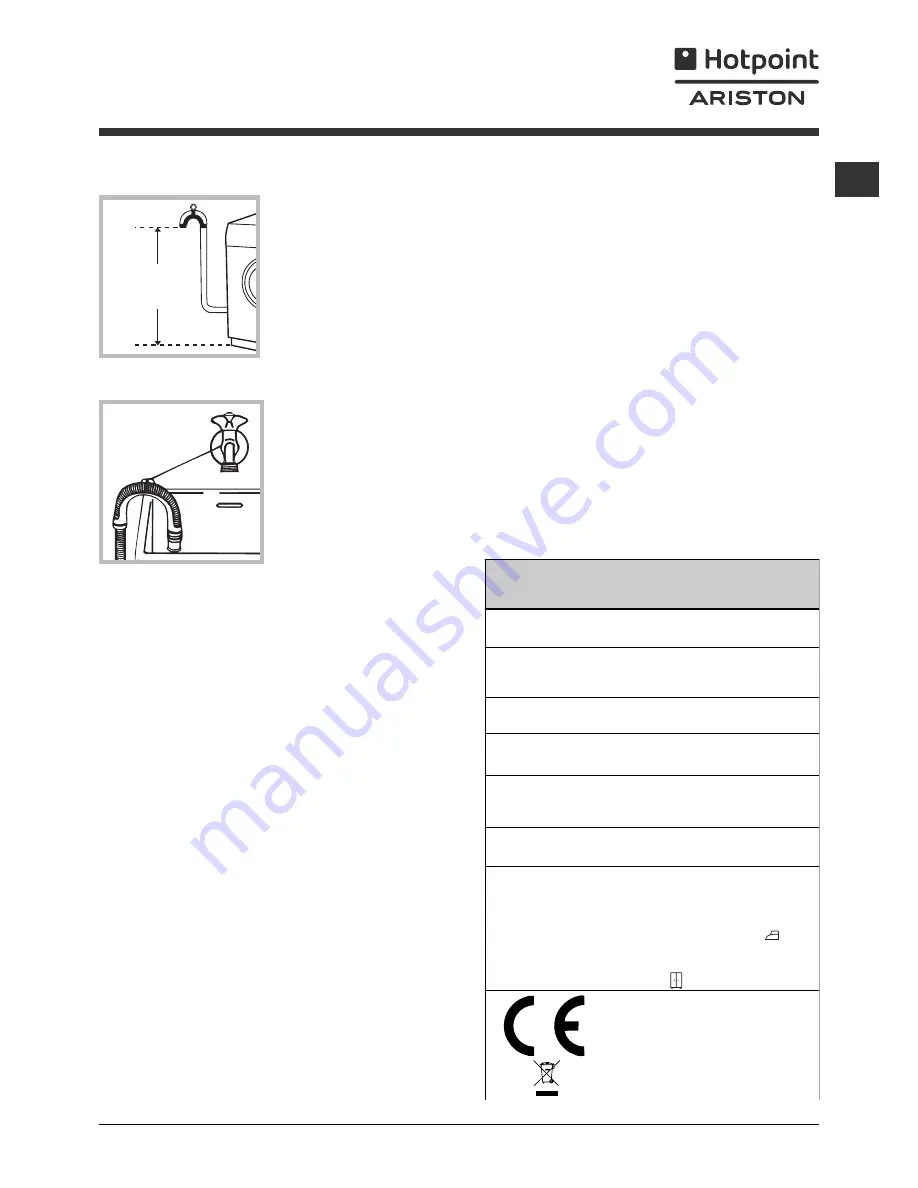 Hotpoint Ariston Hotpoint Instructions For Use Manual Download Page 15