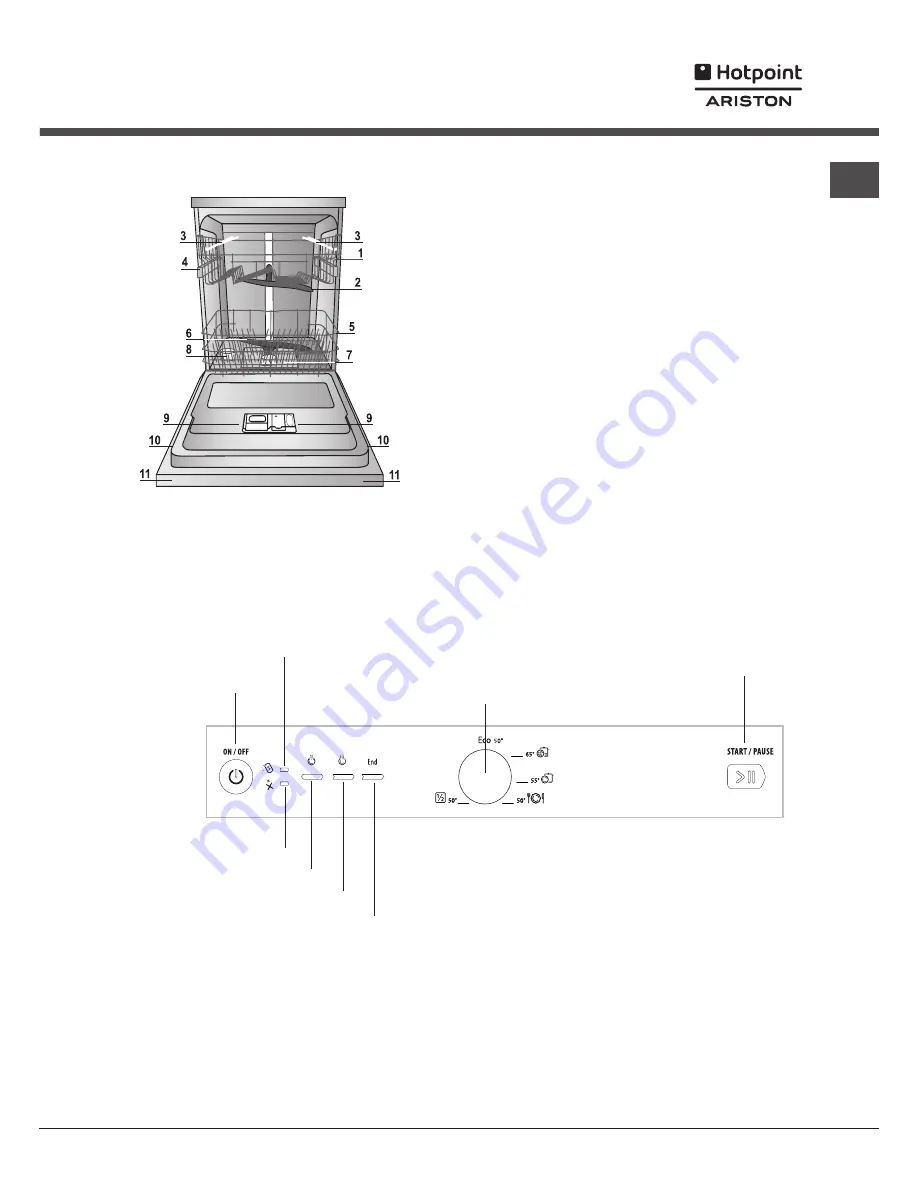 Hotpoint Ariston LFB 5B019 Скачать руководство пользователя страница 47