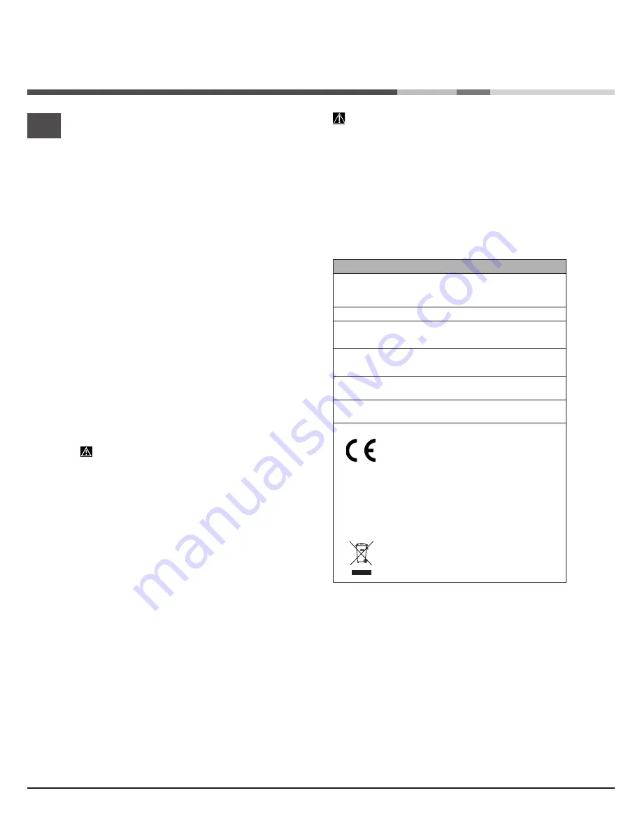 Hotpoint Ariston LFB 5B019 Скачать руководство пользователя страница 66