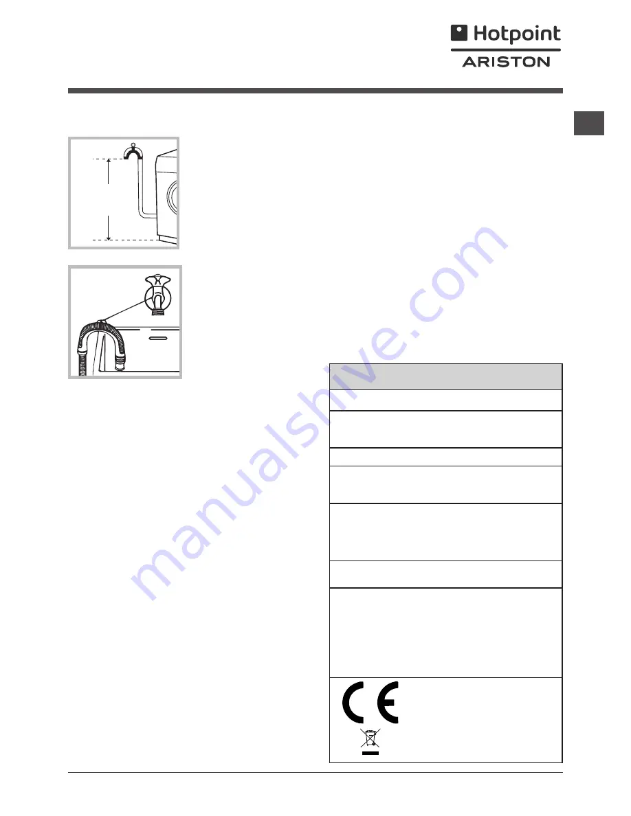 Hotpoint Ariston RSG 744 J Скачать руководство пользователя страница 3