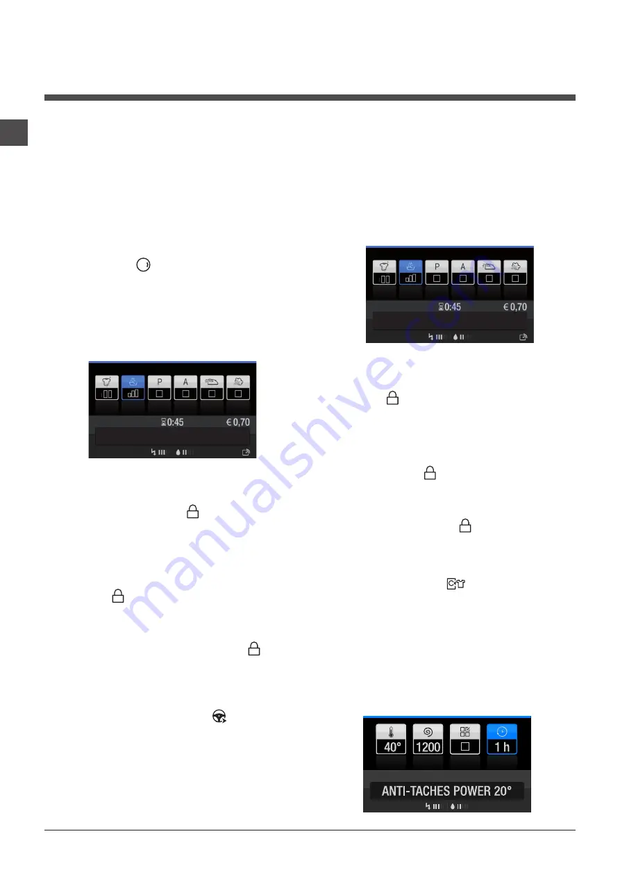 Hotpoint Ariston RZ 1047 W Instructions For Use Manual Download Page 36