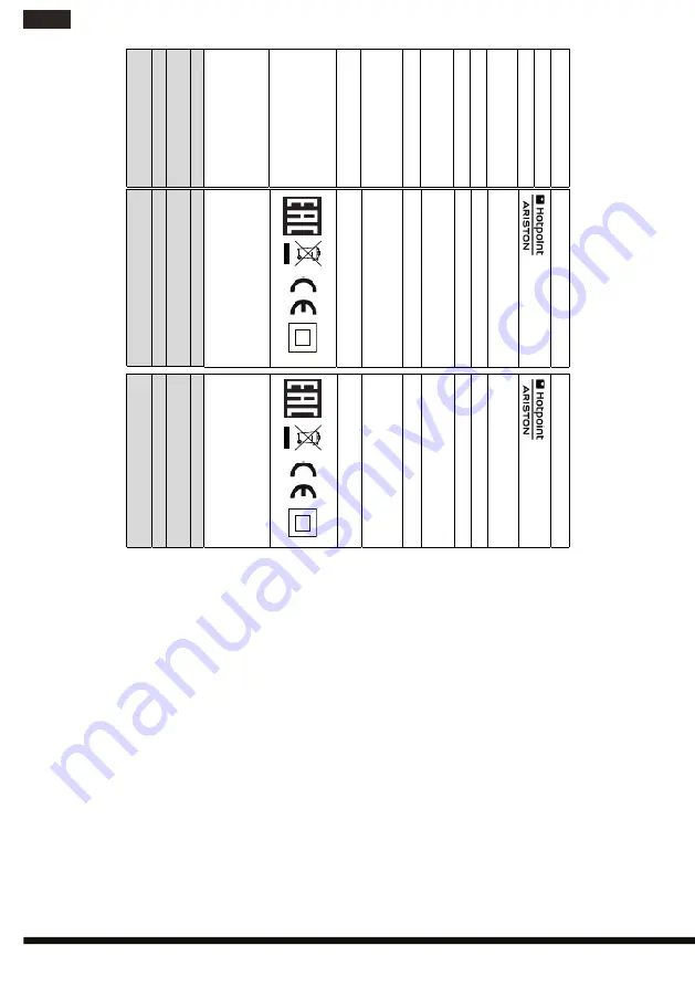 Hotpoint Ariston SL B16 AA0 Скачать руководство пользователя страница 50