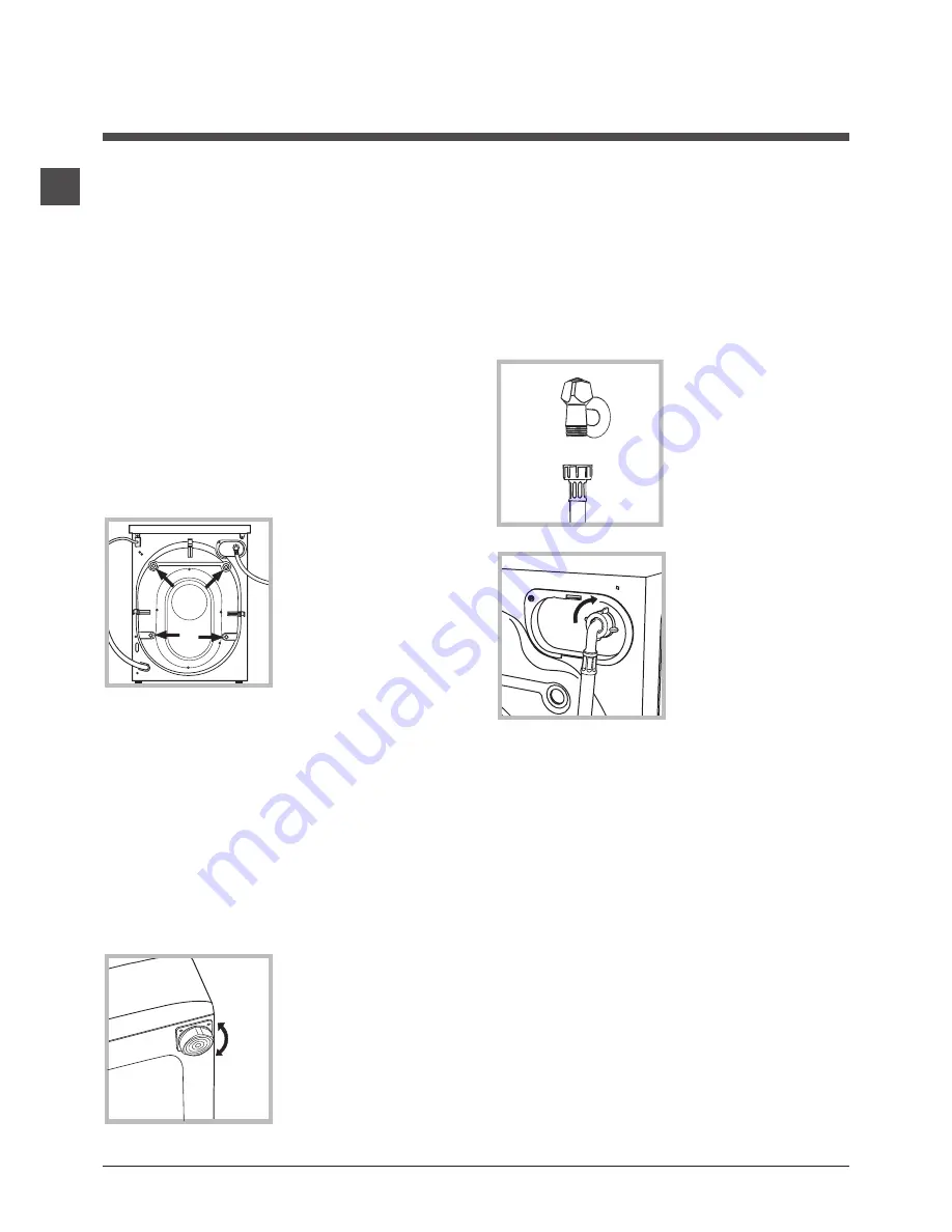 Hotpoint Ariston WMD 823 Instructions For Use Manual Download Page 2