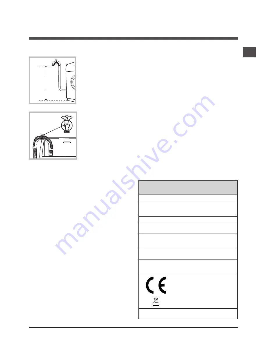 Hotpoint Ariston WMG 722 Instructions For Use Manual Download Page 39