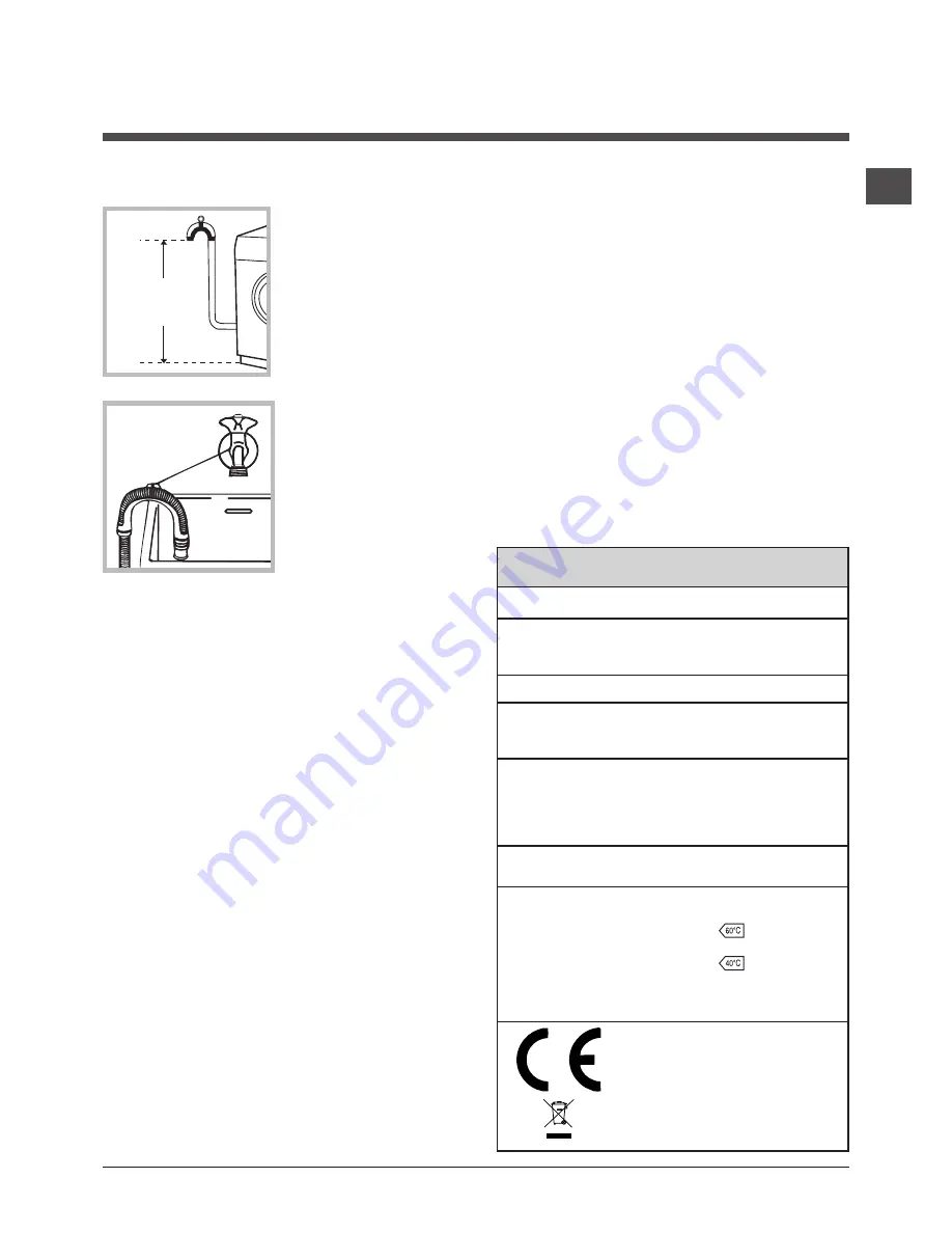 Hotpoint Ariston WMG 823 Скачать руководство пользователя страница 3