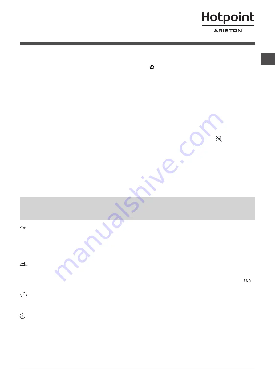 Hotpoint Ariston WML 701 Instructions For Use Manual Download Page 57