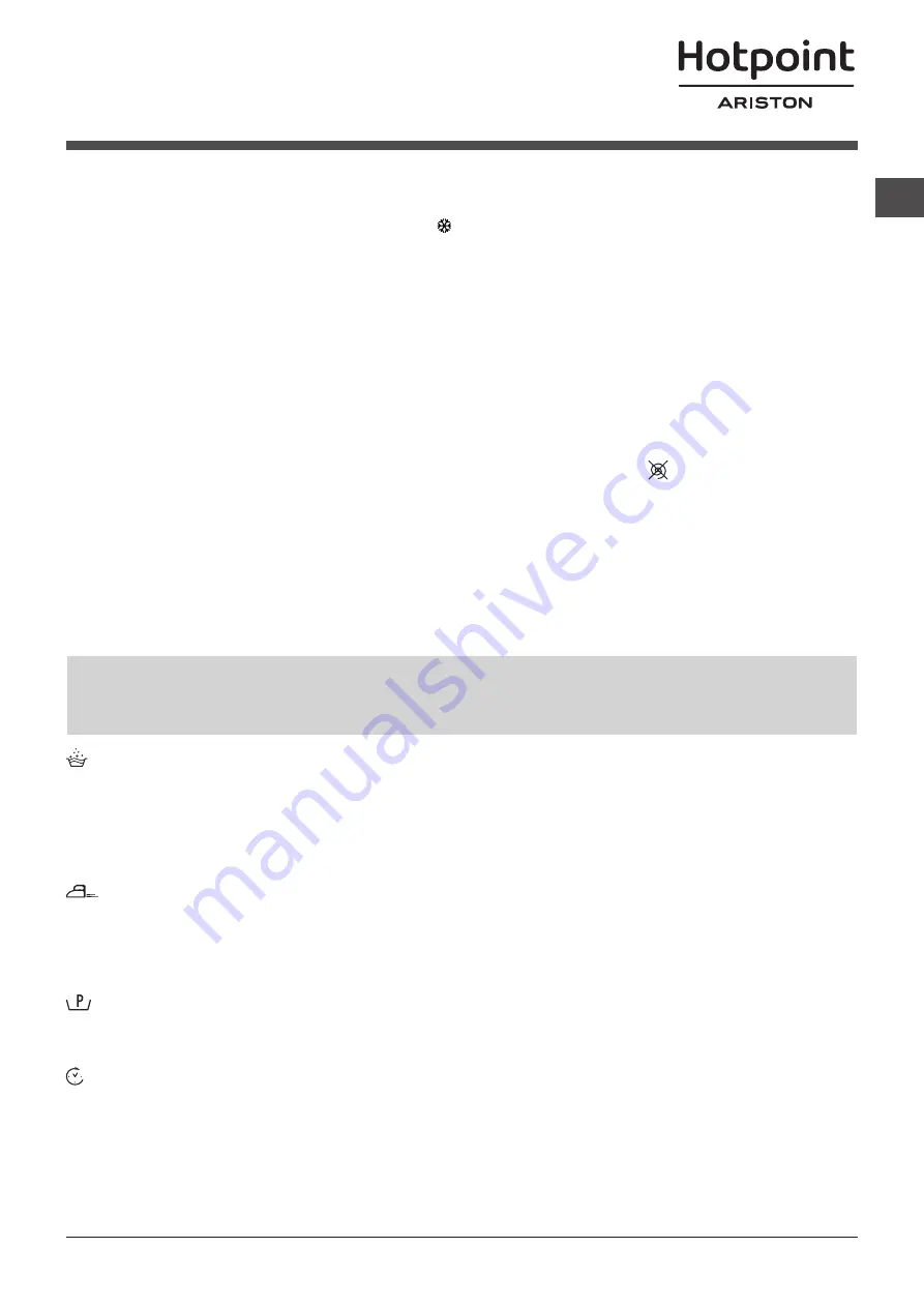 Hotpoint Ariston WML 701 Instructions For Use Manual Download Page 69