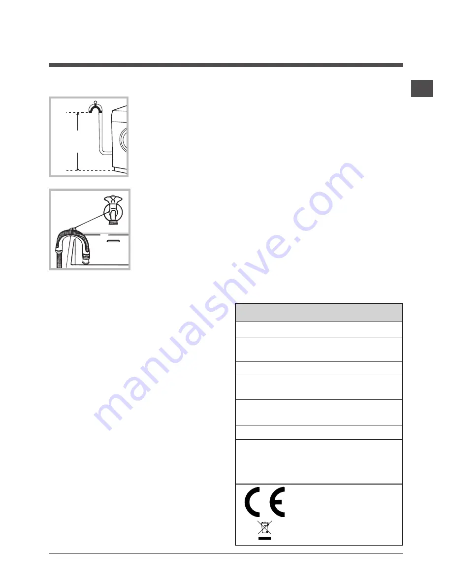 Hotpoint Ariston WMSF 602 Instructions For Use Manual Download Page 3