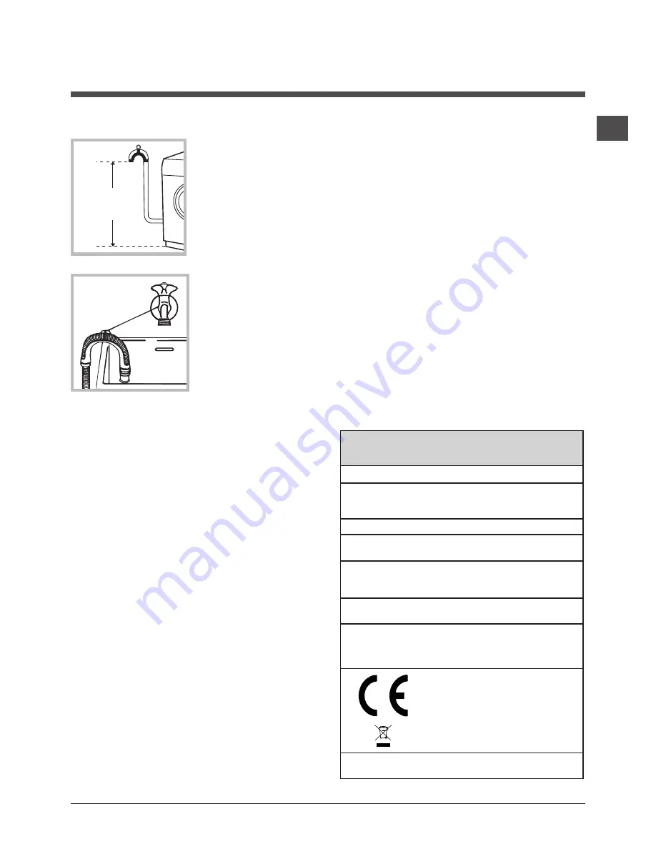 Hotpoint Ariston WMSF 602 Instructions For Use Manual Download Page 39