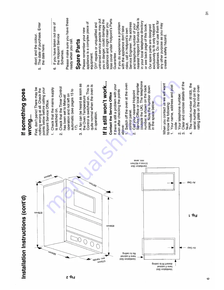 Hotpoint 6183 Скачать руководство пользователя страница 6